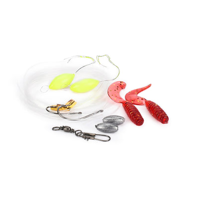 emergency survival bag fishing set